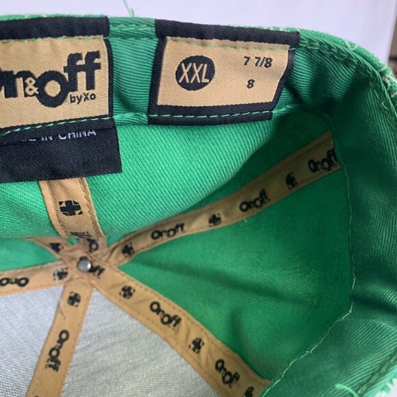 Atlanta Braves Baseball Green St Patrick's MLB Cap Hat XXL On&Off By XO Wool - Picture 10 of 10